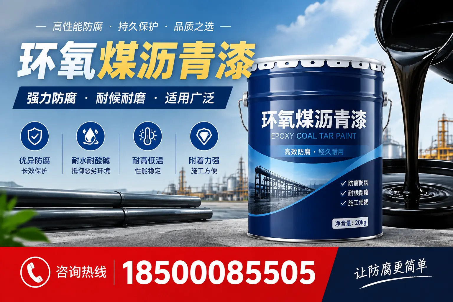 环氧煤沥青漆在不同气候条件下的表现分析,乌鲁木齐适用性